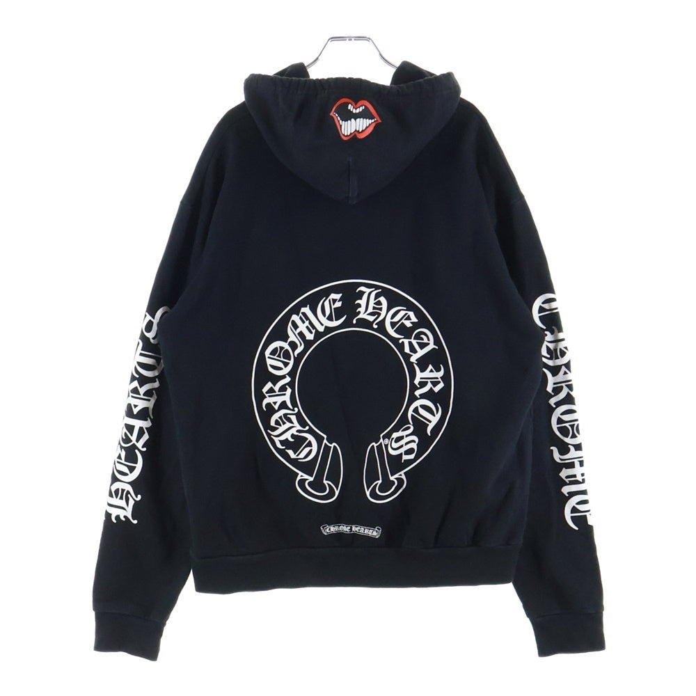 CHROME HEARTS(クロムハーツ) ×MATTY BOY CHOMPER HORSESHOE HOODIE チョンパー ホースシュー プルオーバーパーカー ブラック