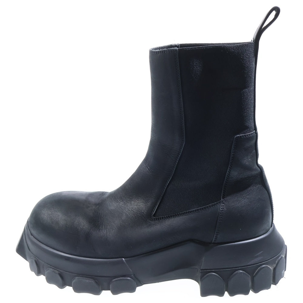 Rick Owens(リックオウエンス) BOZO TRACTOR レザー ブーツ ブラック