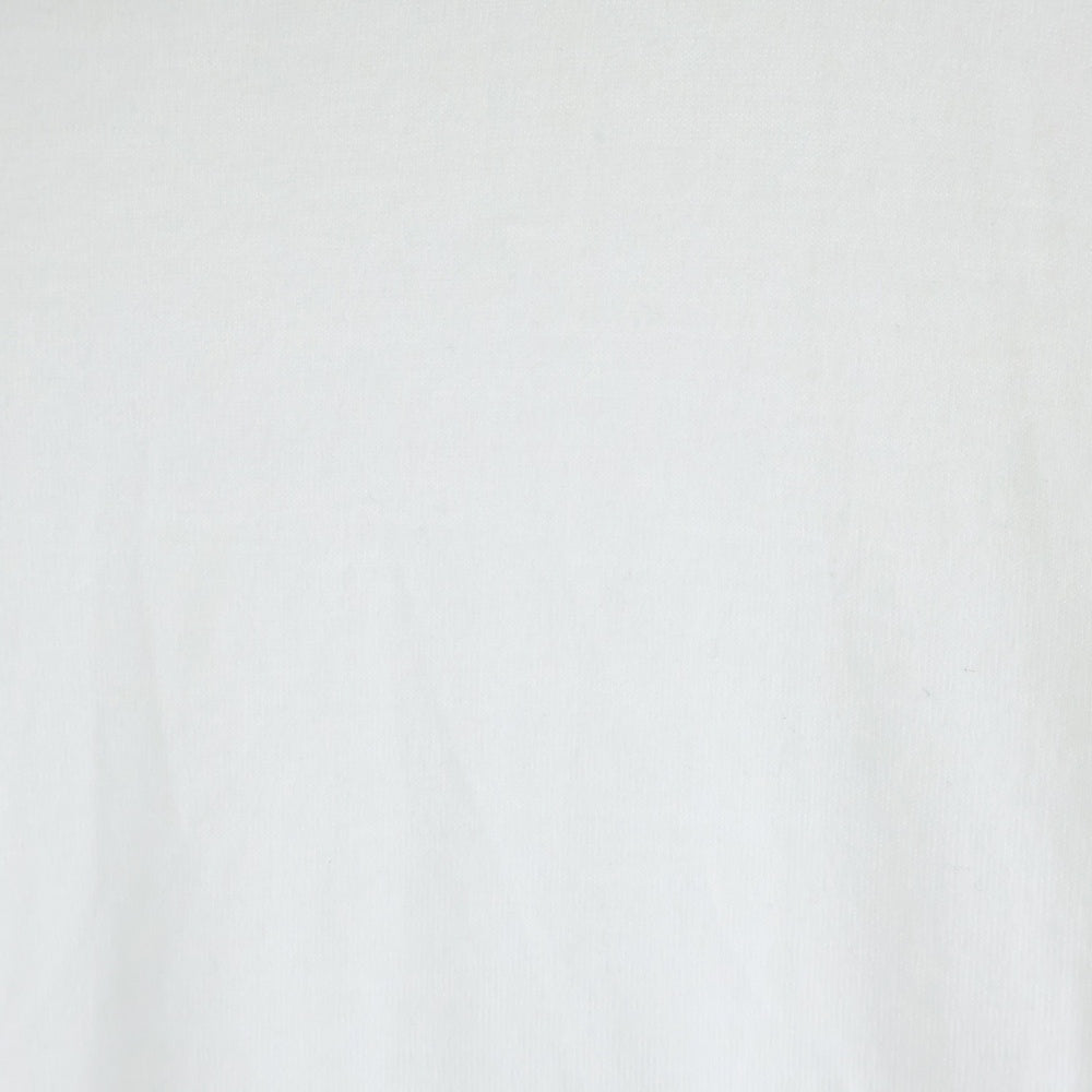 THOM BROWNE(トムブラウン) ジャージー リラックス サイドスリット クルーネック 半袖Tシャツ ホワイト MJS067A-00042-100