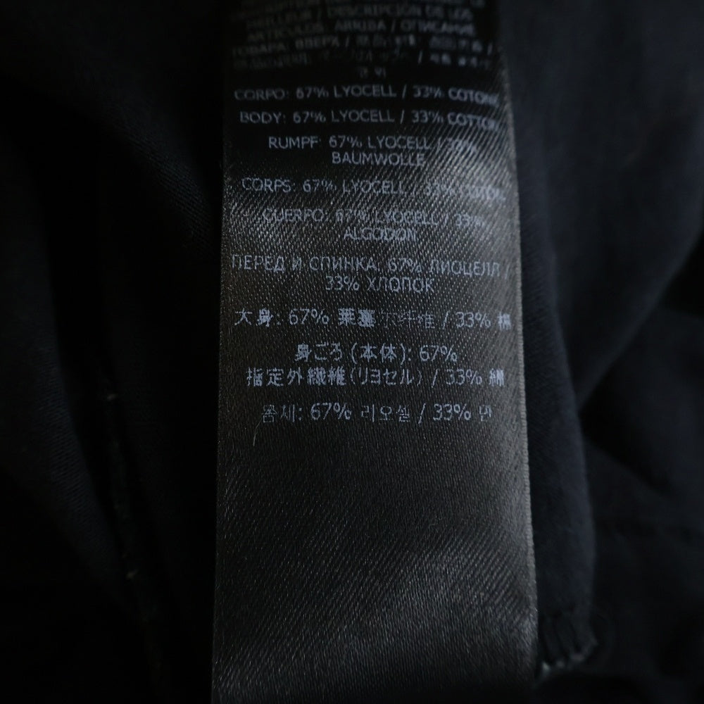 TOM FORD(トムフォード) LYOCELL COTTON CREW Tee クルーネック 半袖Tシャツ ブラック JCS004 JMT002S23