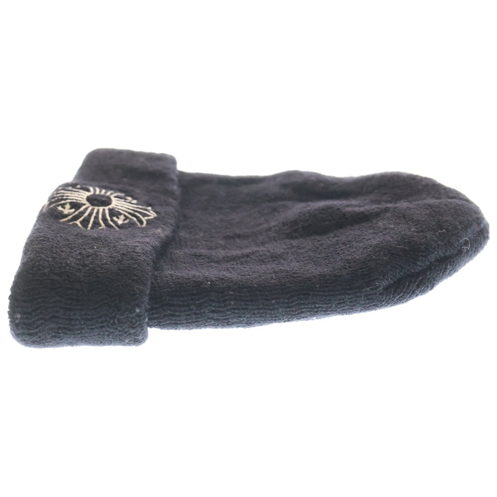 CHROME HEARTS(クロムハーツ) WOOL WATCH CAP CHプラス刺繍ウールビーニー ニットキャップ 帽子 ブラック
