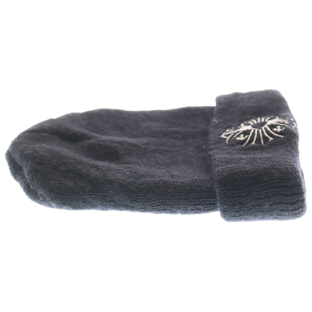 CHROME HEARTS(クロムハーツ) WOOL WATCH CAP CHプラス刺繍ウールビーニー ニットキャップ 帽子 ブラック