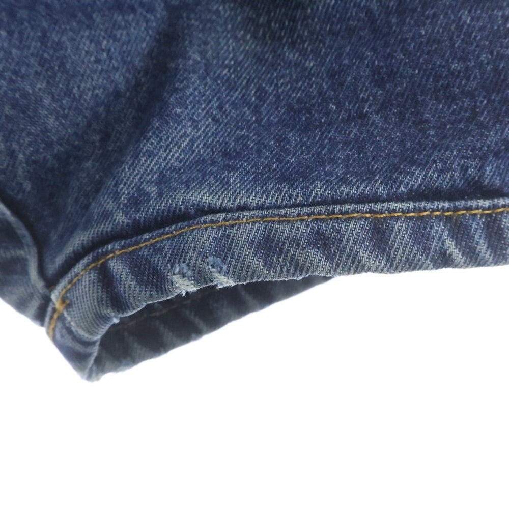 STUSSY(ステューシー) WASHED CANVAS SHOP JACKET ウォッシュドキャンバス ショップ 裏地キルティング デニムカバーオール ジャケット インディゴ