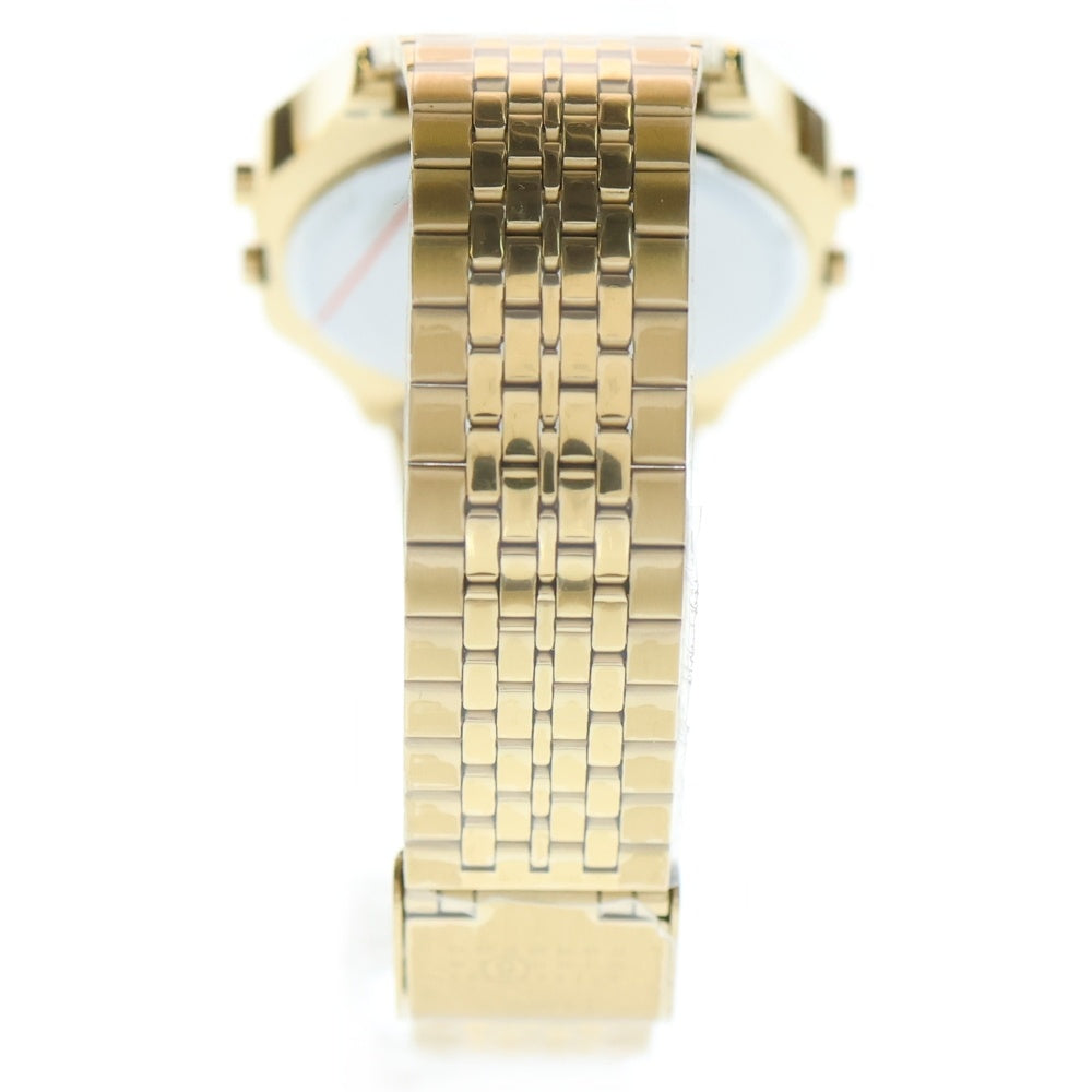 MM6 Maison Margiela(エムエムシックスメゾンマルジェラ) ×TIMEX T80 w/ Extra Bracelet Gold ×タイメックス ウィズエクストラブレスレット クォーツ腕時計 ゴールド S33YW0002