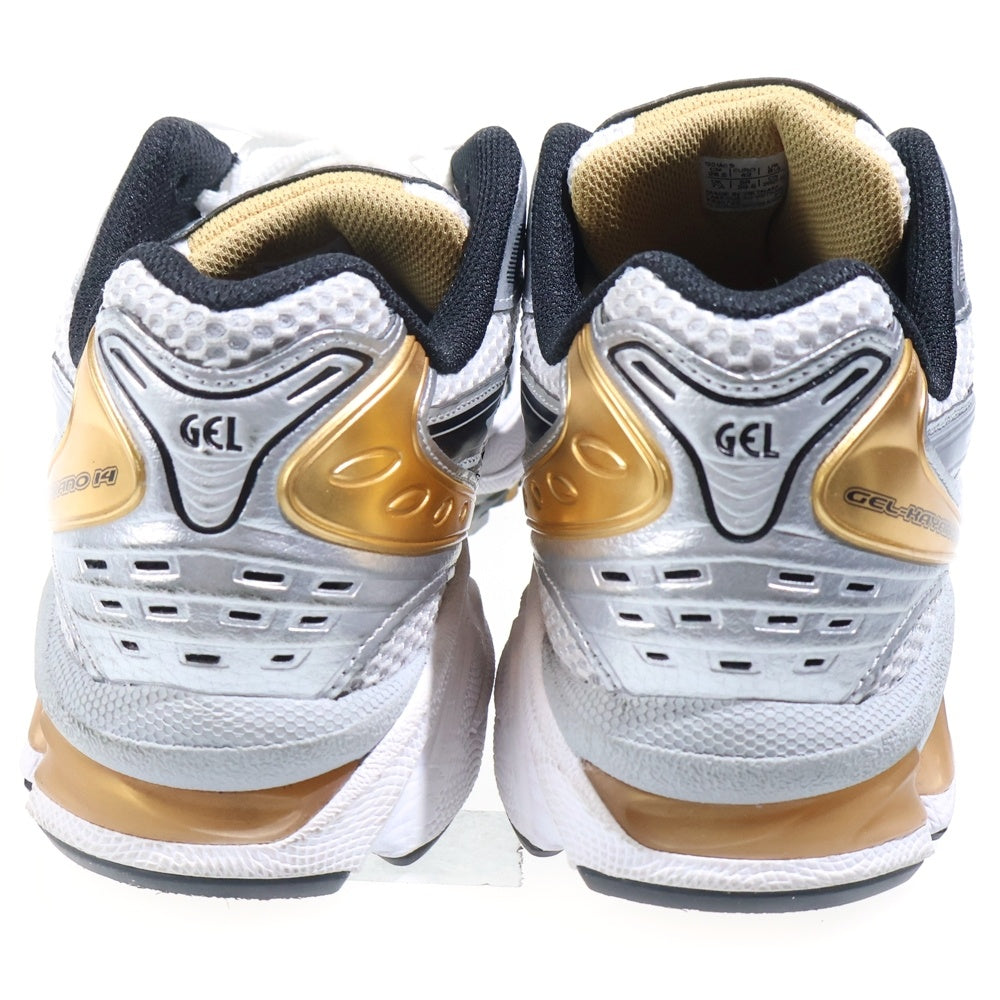 ASICS(アシックス) GEL-KAYANO 14 ローカットスニーカー グレー/ゴールド 1201a0 19