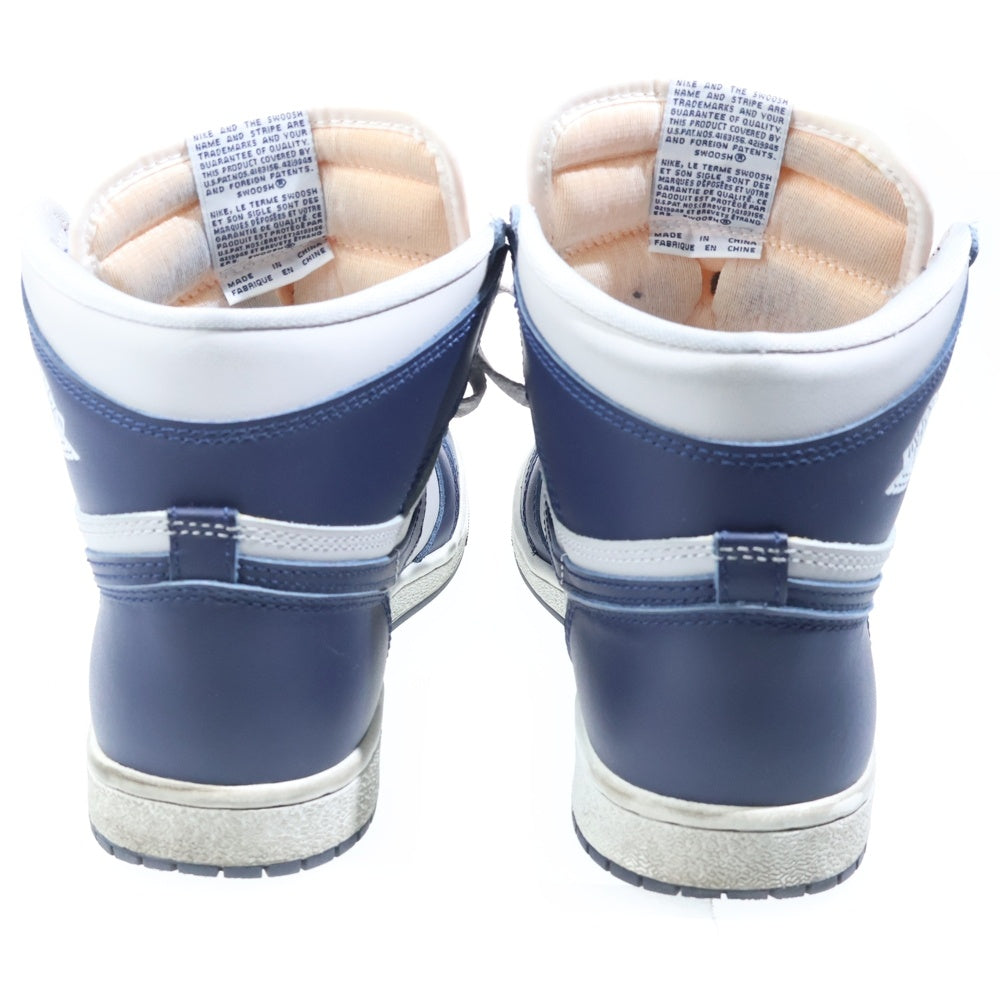 NIKE(ナイキ) AIR JORDAN 1 HIGH 85 GEORGETOWN エアジョーダン1 ジョージタウン ハイカットスニーカー US8.5/26.5cm ネイビー/グレー BQ4422-400