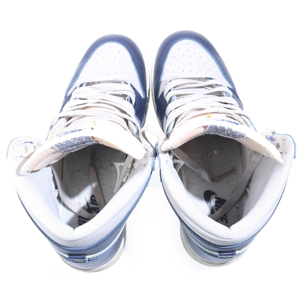 NIKE(ナイキ) AIR JORDAN 1 HIGH 85 GEORGETOWN エアジョーダン1 ジョージタウン ハイカットスニーカー US8.5/26.5cm ネイビー/グレー BQ4422-400