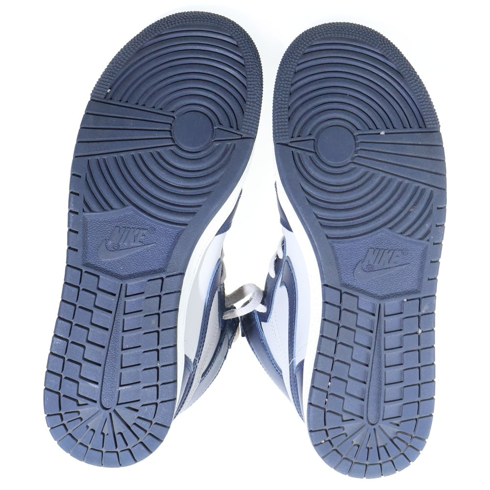 NIKE(ナイキ) AIR JORDAN 1 HIGH 85 GEORGETOWN エアジョーダン1 ジョージタウン ハイカットスニーカー US8.5/26.5cm ネイビー/グレー BQ4422-400