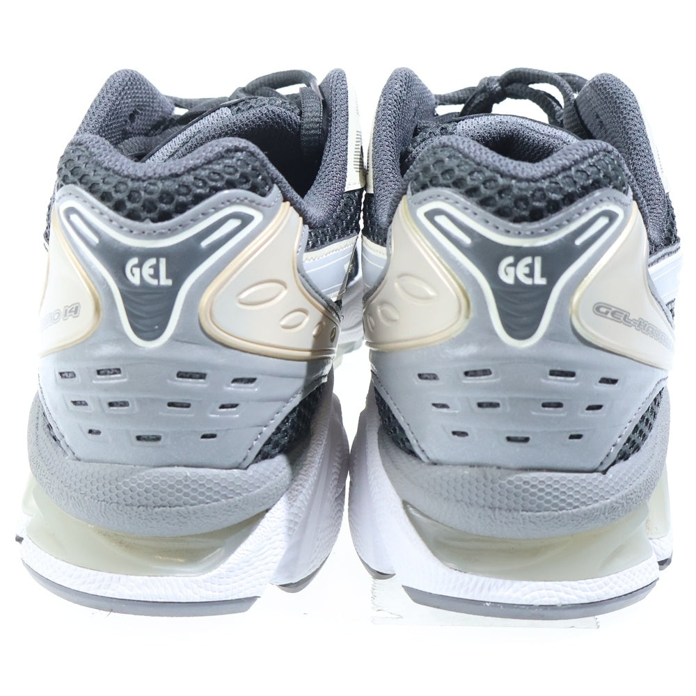 ASICS(アシックス) GEL-KAYANO 14 ゲル カヤノ ローカットスニーカー グレー/ホワイト US8.5/26.5cm 1203A537