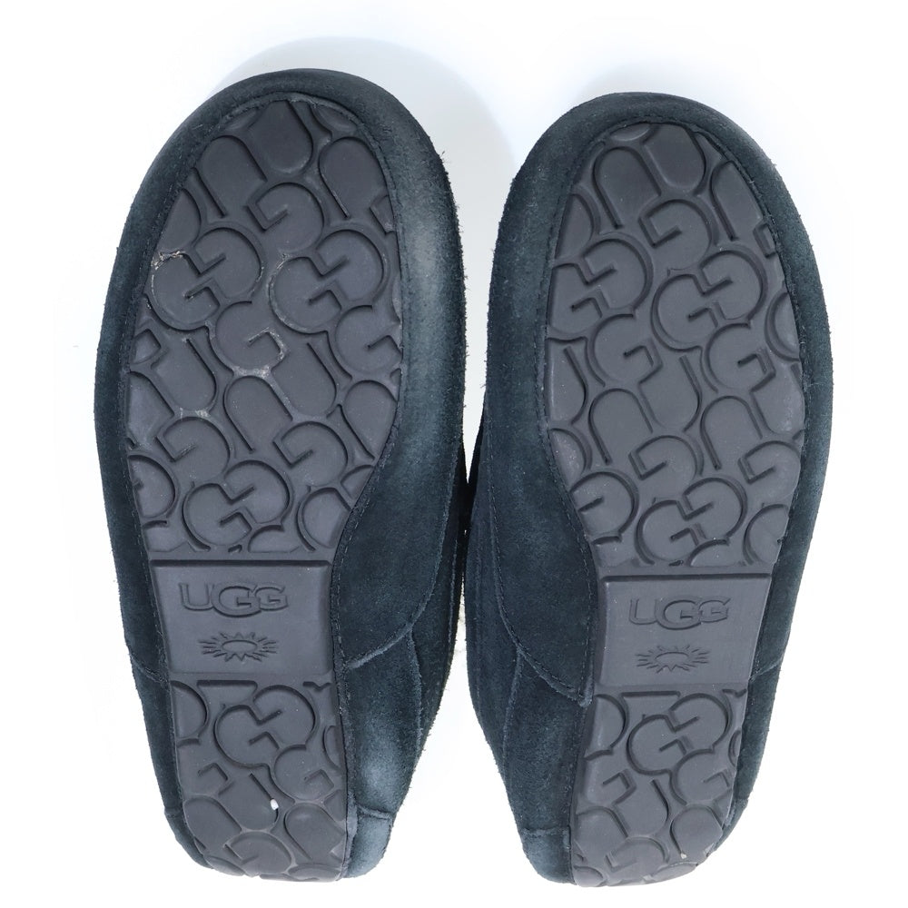 UGG(アグ) Ascot アスコット ファー付きムートンレザーローファー ブラック 1101110
