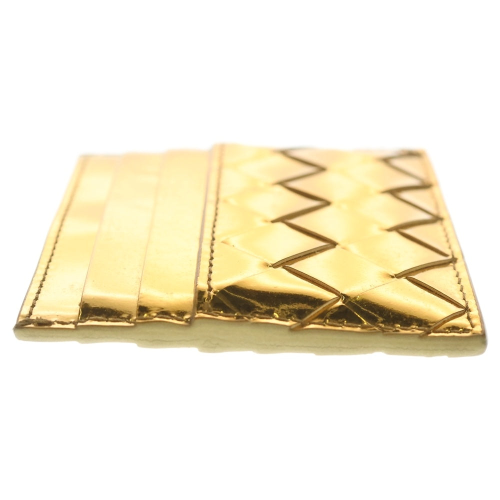 BOTTEGA VENETA(ボッテガヴェネタ) イントレチャート カードケース フラグメントケース ゴールド レディース