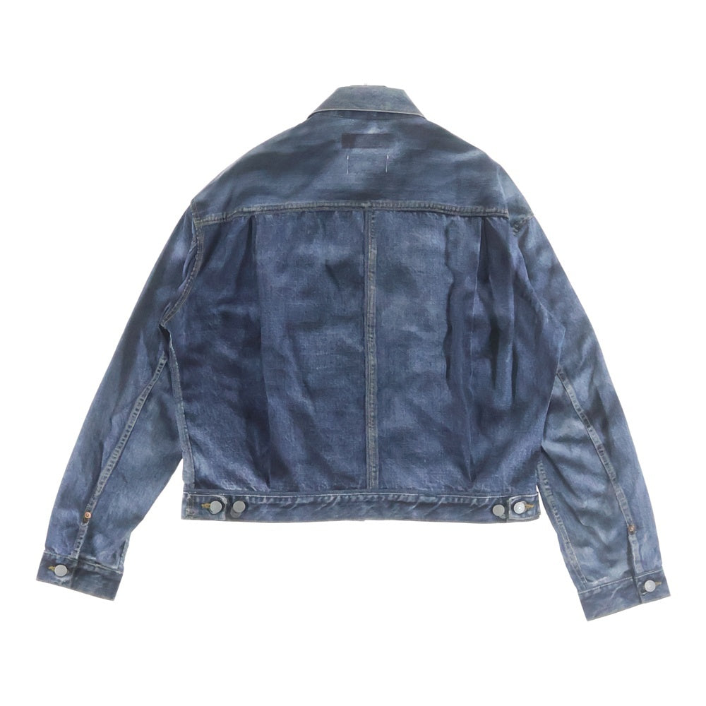 eYe COMME des GARCONS JUNYA WATANABE MAN(アイ コム デ ギャルソン ジュンヤ ワタナベ マン) ×BerBerjin ×Levi's ベルベルジン リーバイス 転写デニムジャケット 2nd インディゴ WO-J910