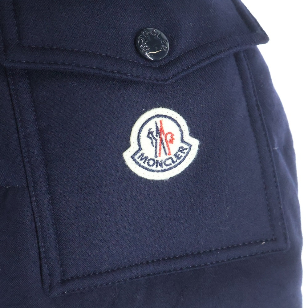 MONCLER(モンクレール) MONTGENEVRE GIUBBOTTO モンジュネーブル フーデッド ダウンジャケット ネイビー
