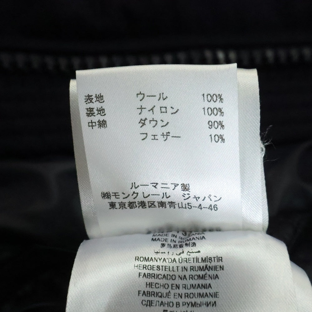 MONCLER(モンクレール) MONTGENEVRE GIUBBOTTO モンジュネーブル フーデッド ダウンジャケット ネイビー