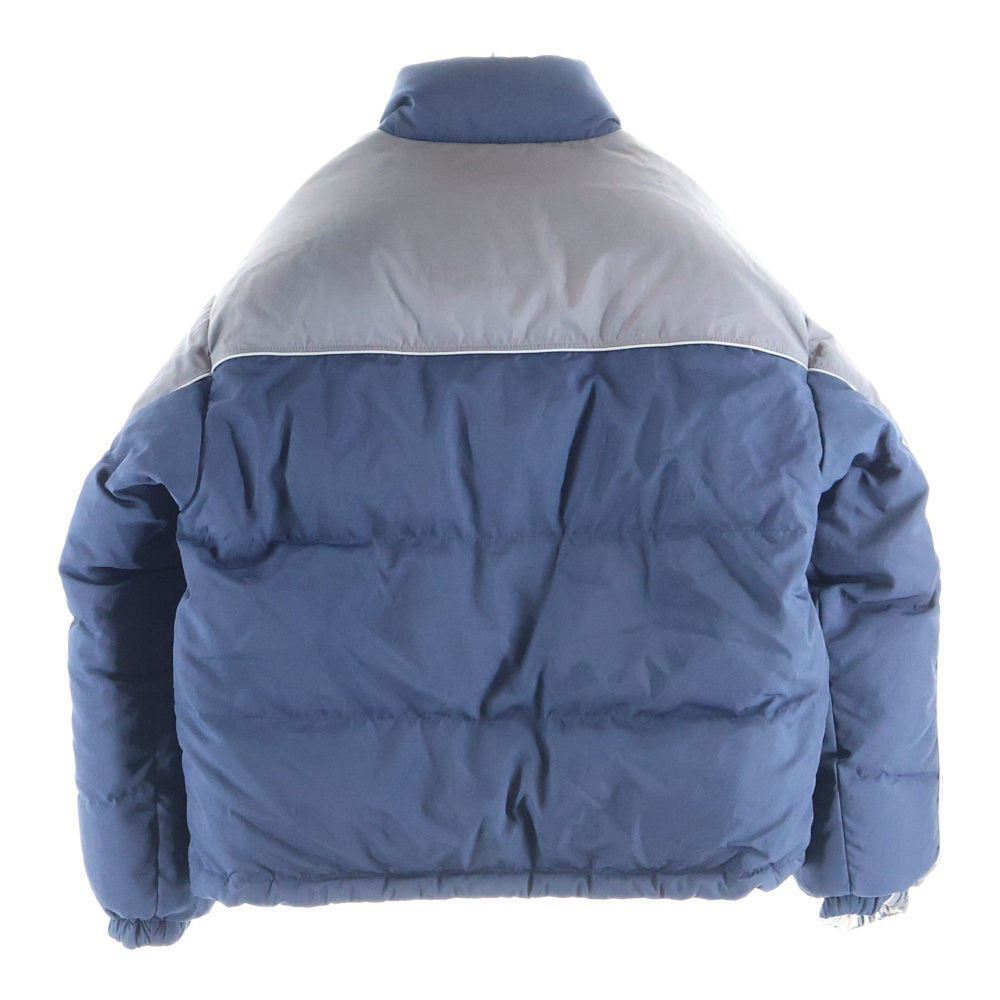 SUPREME(シュプリーム) 24AW Reversible Puffer Jacket 裏地チェック リバーシブル パファー ジャケット ブルー/グレー