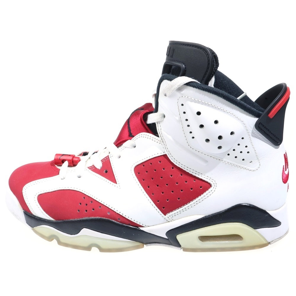 NIKE(ナイキ) AIR JORDAN 6 RETRO Carmine CT8529-106 エアジョーダン6 レトロカーマイン ハイカットスニーカー レッド/ホワイト