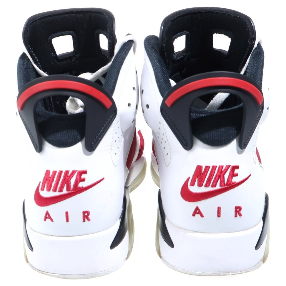 NIKE(ナイキ) AIR JORDAN 6 RETRO Carmine CT8529-106 エアジョーダン6 レトロカーマイン ハイカットスニーカー レッド/ホワイト