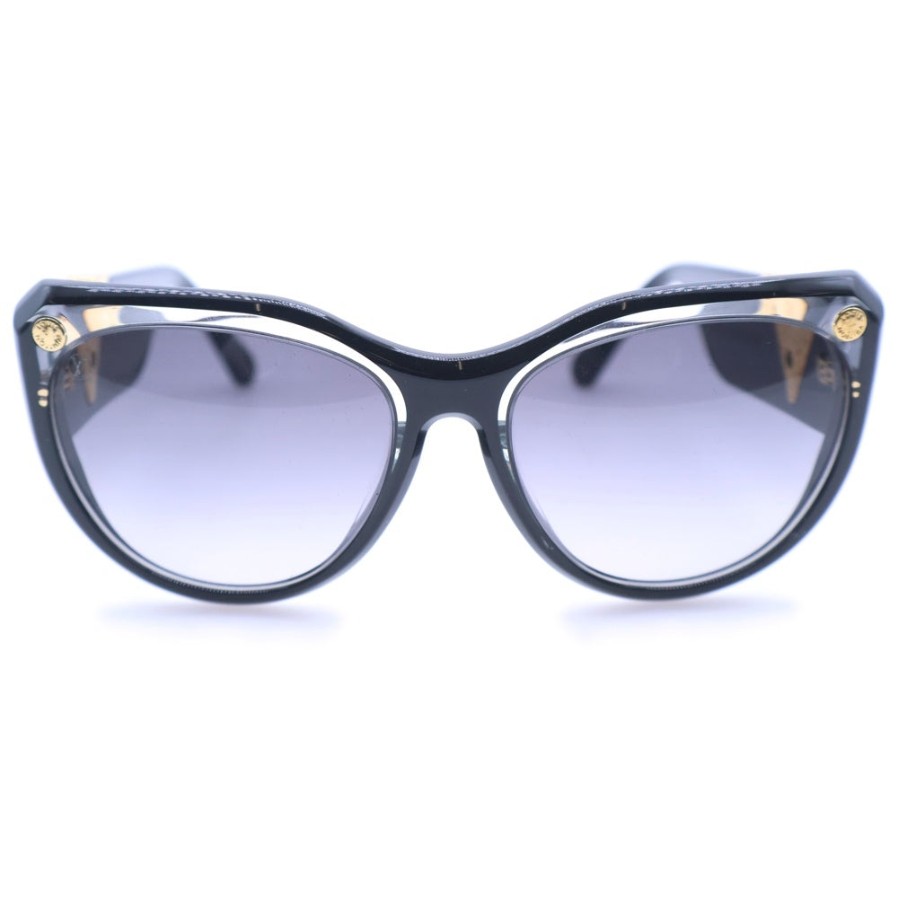 LOUIS VUITTON(ルイヴィトン) My Fair Lady Studs Sunglasses サイドV ウェリントン サングラス レディース ブラック/ゴールド Z1146E