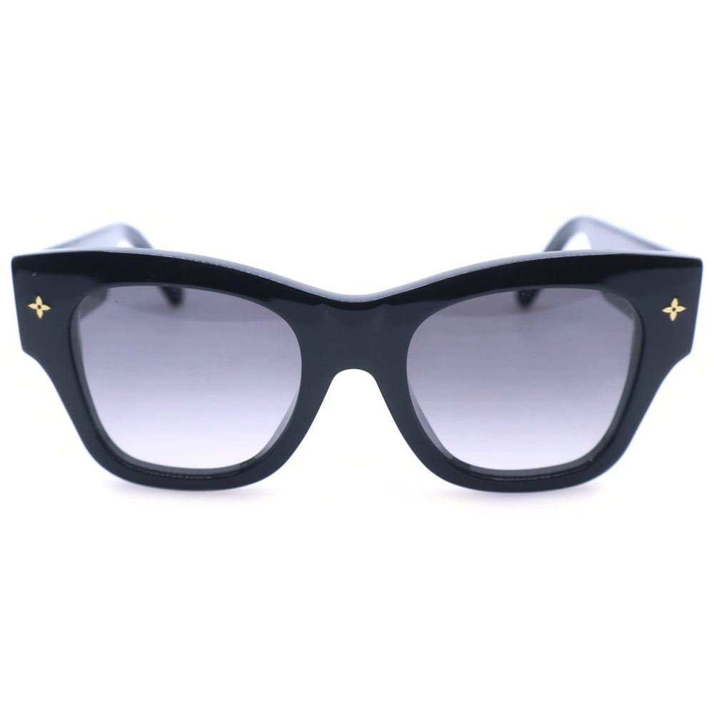 LOUIS VUITTON(ルイヴィトン) ランデヴー モノグラム キャットアイ サングラス ブラック/ゴールド Z1562E