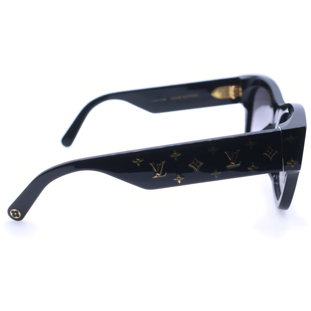 LOUIS VUITTON(ルイヴィトン) ランデヴー モノグラム キャットアイ サングラス ブラック/ゴールド Z1562E