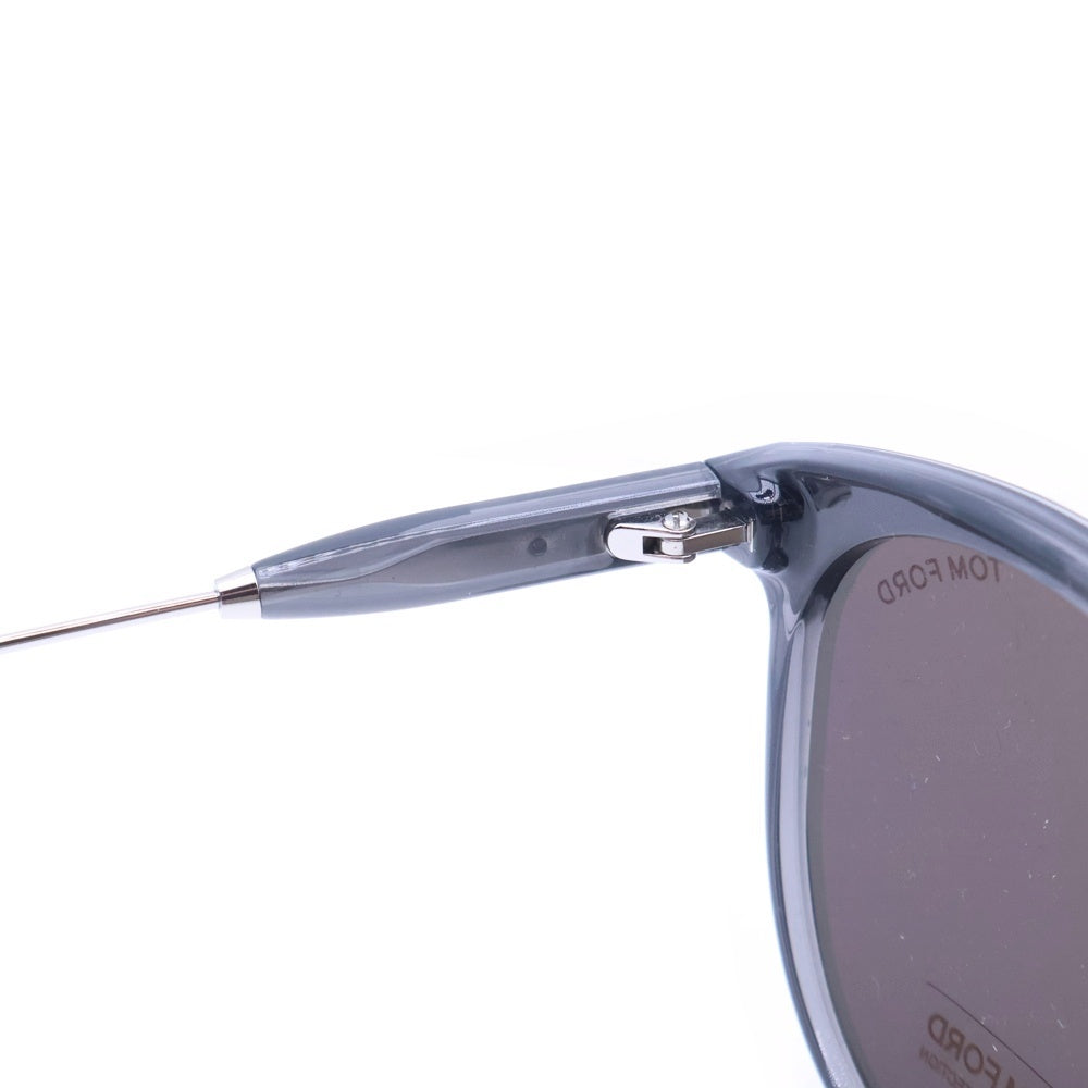 TOM FORD(トムフォード) ボストン ラウンド キャットアイ サングラス ブラック/シルバー TF725-K レディース