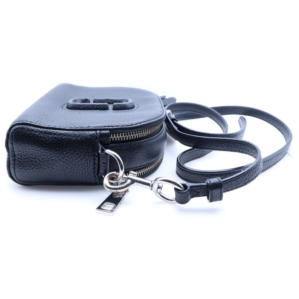 MARC JACOBS(マークジェイコブス) シャッター カメラバッグ ショルダーバッグ レザー ブラック M0015468