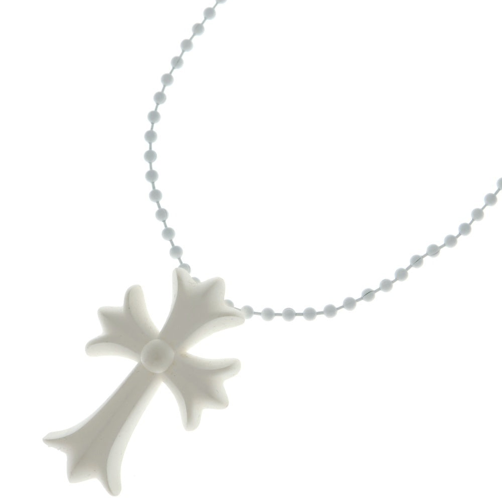 CHROME HEARTS(クロムハーツ) RUBBER CH CRS SML スモールCHクロス ラバーネックレス シリコン ホワイト BCA306