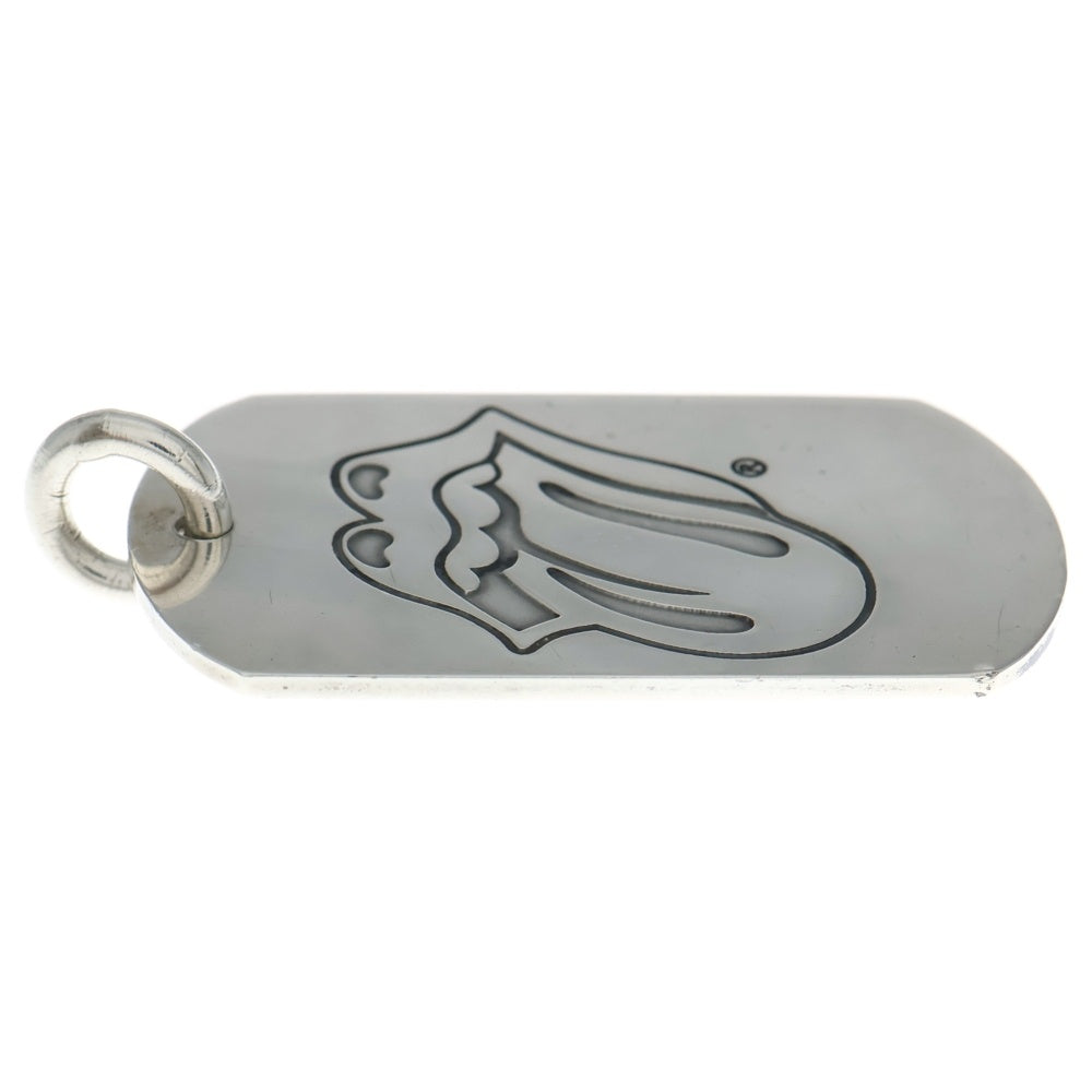 CHROME HEARTS(クロムハーツ) D TAG LRG LT ドッグタグラージリップアンドタン ペンダントトップ シルバー