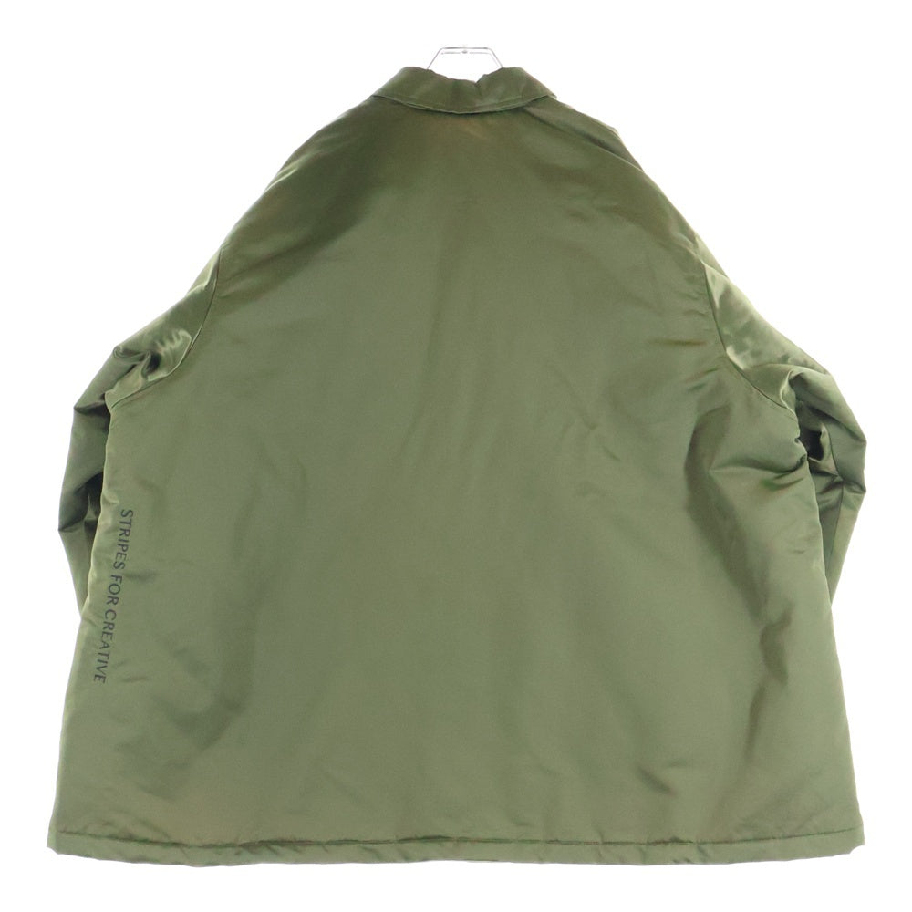 S.F.C(ストライプス フォー クリエイティ) 24AW WORKER JACKET ワーカージャケット フルスナップボタン オーバーサイズミリタリージャケット カーキ