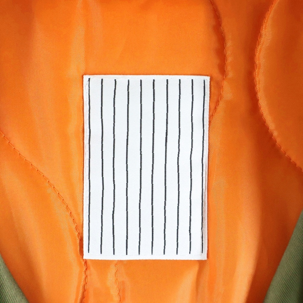 S.F.C(ストライプス フォー クリエイティ) 24AW WORKER JACKET ワーカージャケット フルスナップボタン オーバーサイズミリタリージャケット カーキ