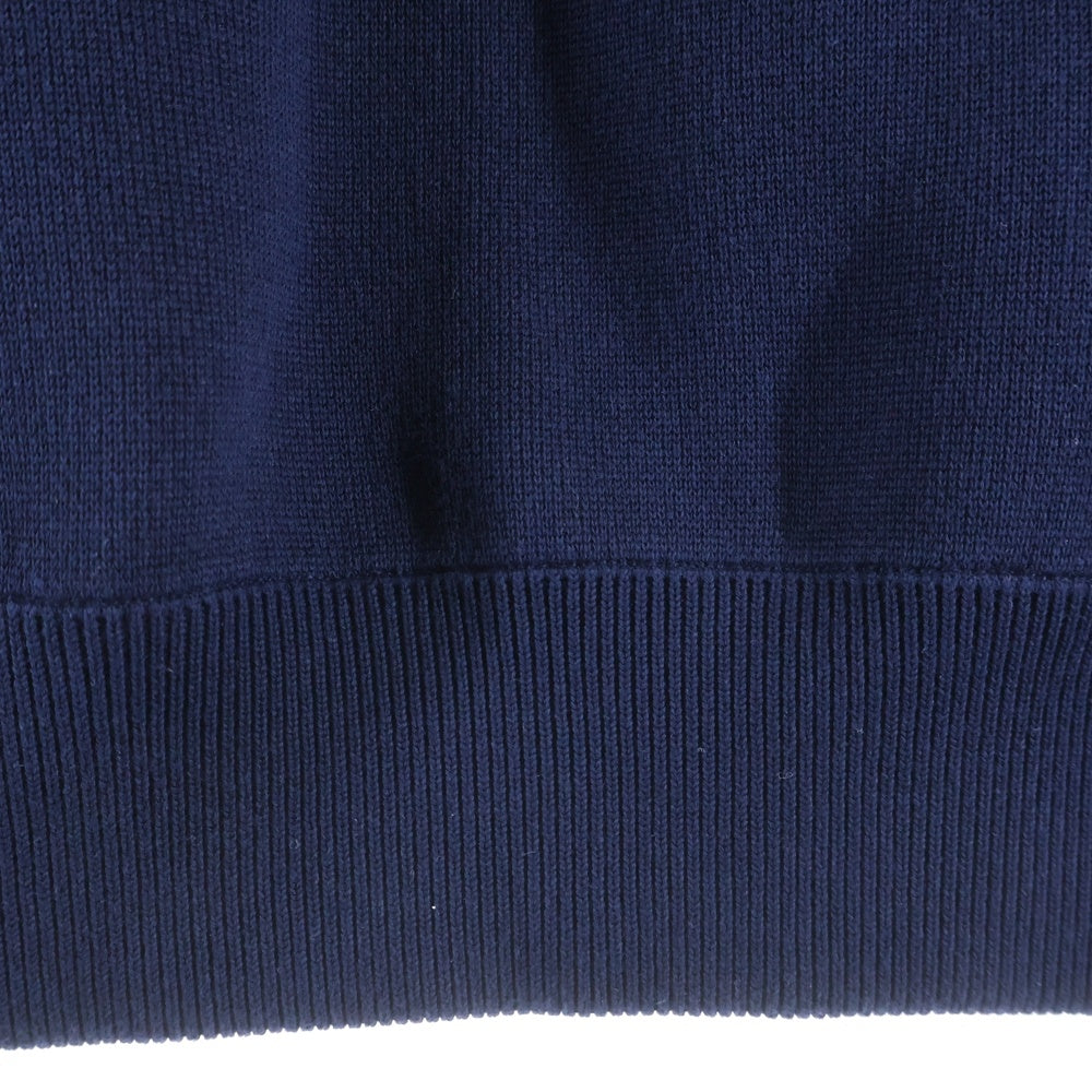 LOUIS VUITTON(ルイヴィトン) 26SS グラフィックインターシャジップコットンフーディ ジップアップパーカー ブルー RM261MM AUR HRN89W