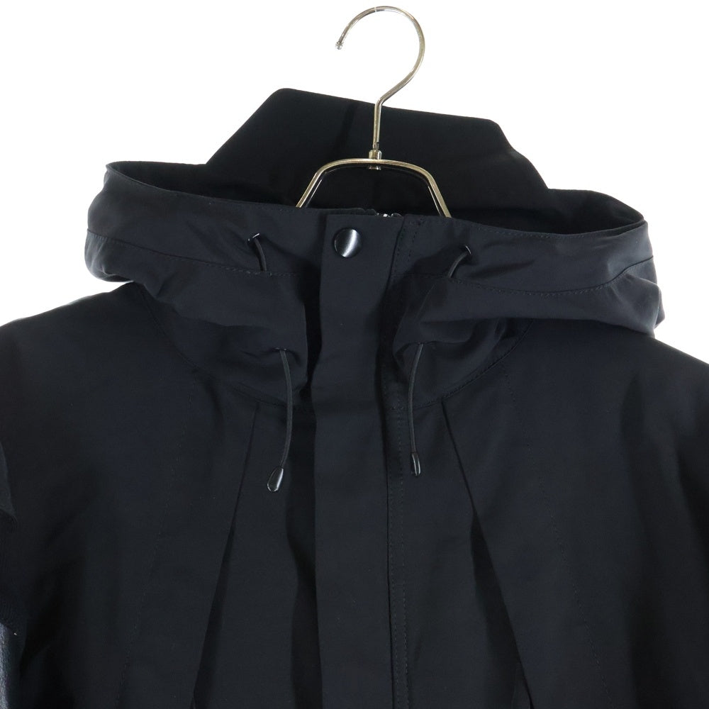 UNDERCOVER(アンダーカバー) 24AW レザースリーブマウンテンパーカー ブラック UC2D9204