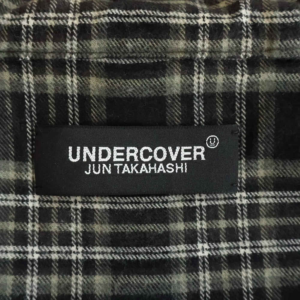 UNDERCOVER(アンダーカバー) 24AW レザースリーブマウンテンパーカー ブラック UC2D9204