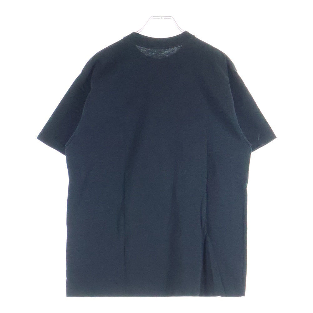 A BATHING APE(アベイシングエイプ) SHALL NEVER KILL スワロフスキーラインストーン フロントデザイン クルーネック半袖Tシャツ ショートスリーブカットソー ブラック