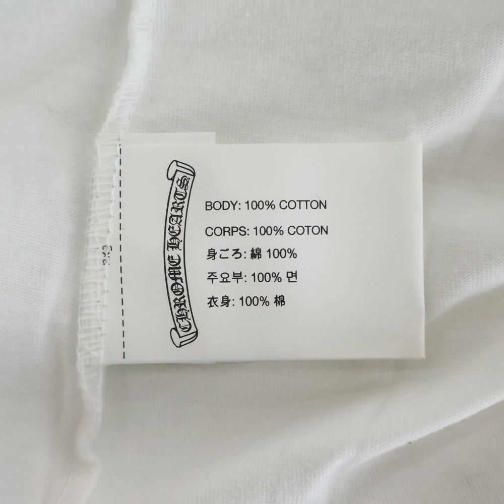 CHROME HEARTS(クロムハーツ) Honolulu CH PLS TEE ホノルル限定 CHプラスプリントTシャツ ロゴプリントクルーネック半袖Tシャツ ホワイト