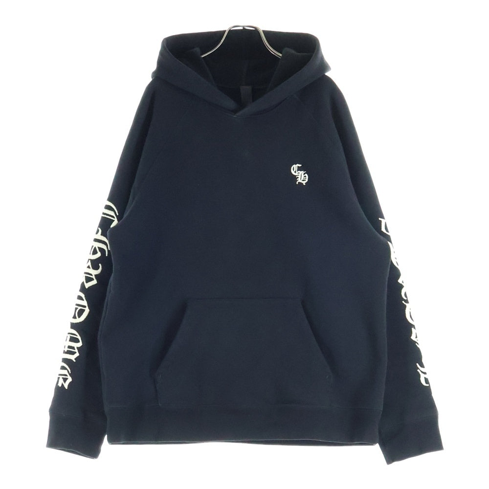 CHROME HEARTS(クロムハーツ) Y NOT CHロゴ刺繍プルオーバー パーカーSLO RIDE ブラック