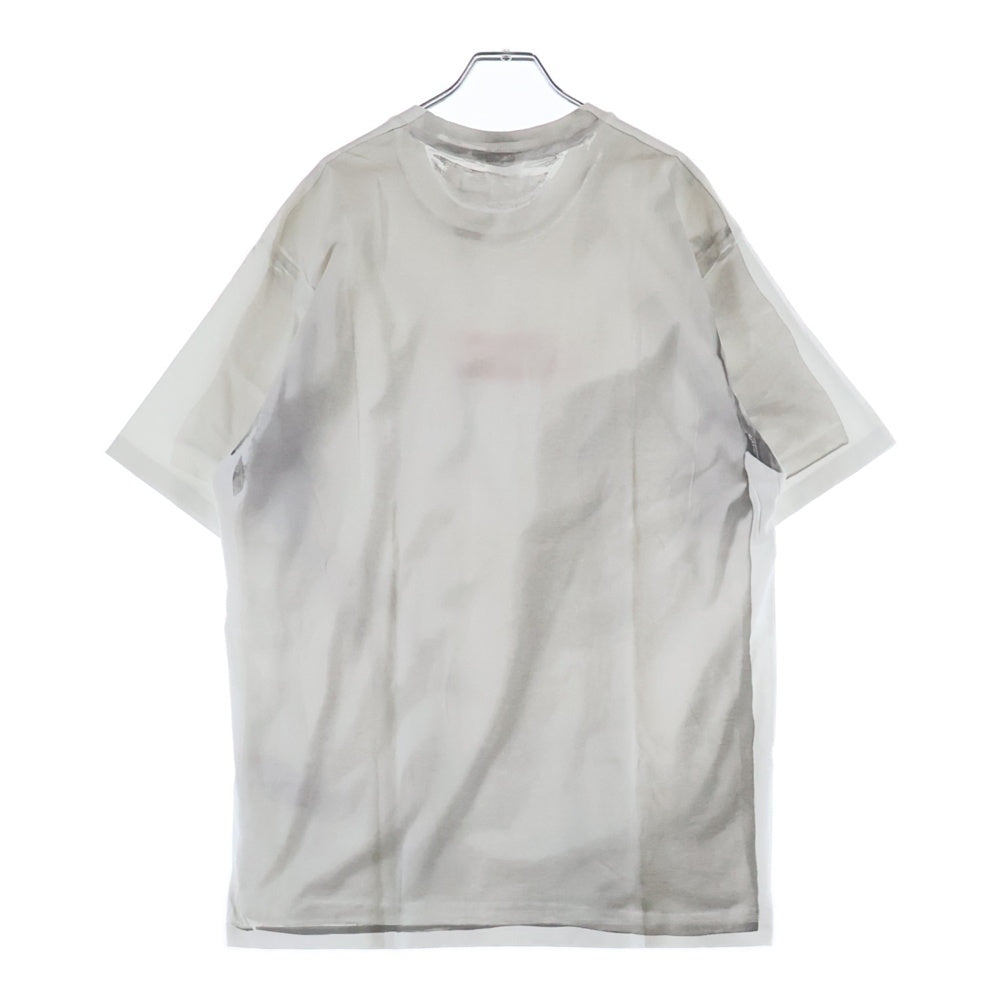 SUPREME(シュプリーム) 24SS ×MM6 Maison Margiela Box Logo Tee エムエムシックスメゾンマルジェラ ボックスロゴプリント クルーネック半袖Tシャツ カットソー ホワイト