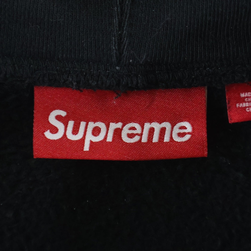 SUPREME(シュプリーム) 25AW 176 Zip Up Hooded Sweatshirt ジップアップ パーカー ブラック