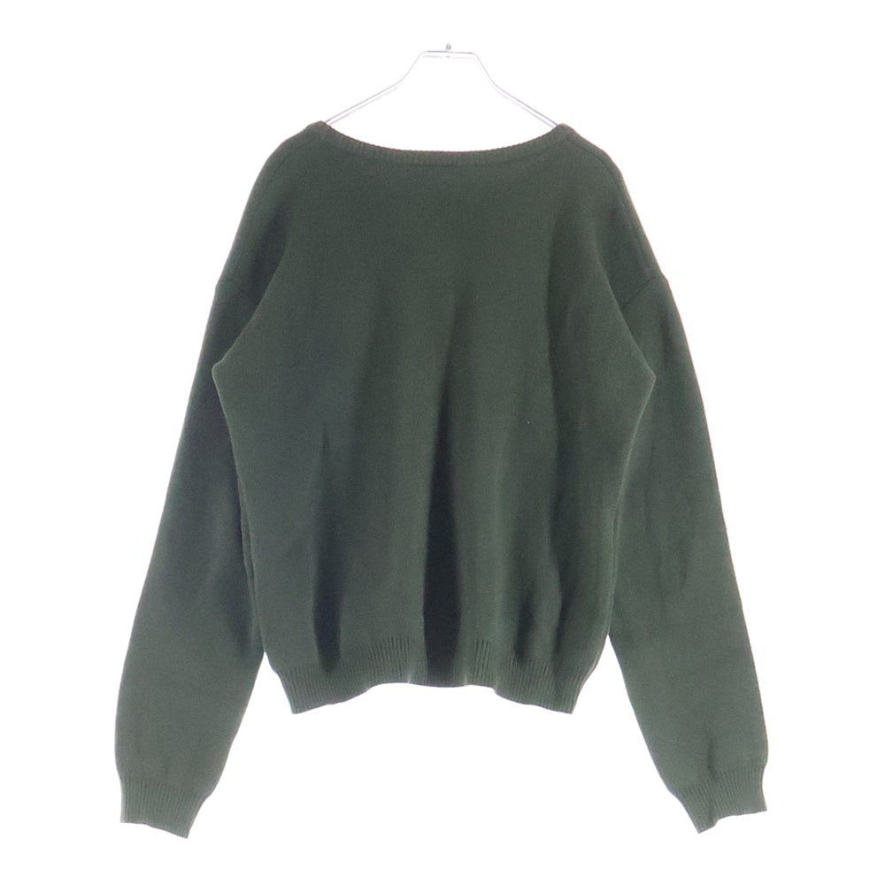 X-GIRL(エックスガール) ×Hysteric Glamour ヒステリックグラマー フロントデザイン クルーネックニットセーター グリーン 105244015013 レディース