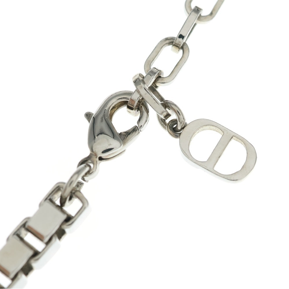 Christian Dior(クリスチャンディオール) カラーストーン ネックレス レインボー ラインストーン シルバー マルチカラー レディース