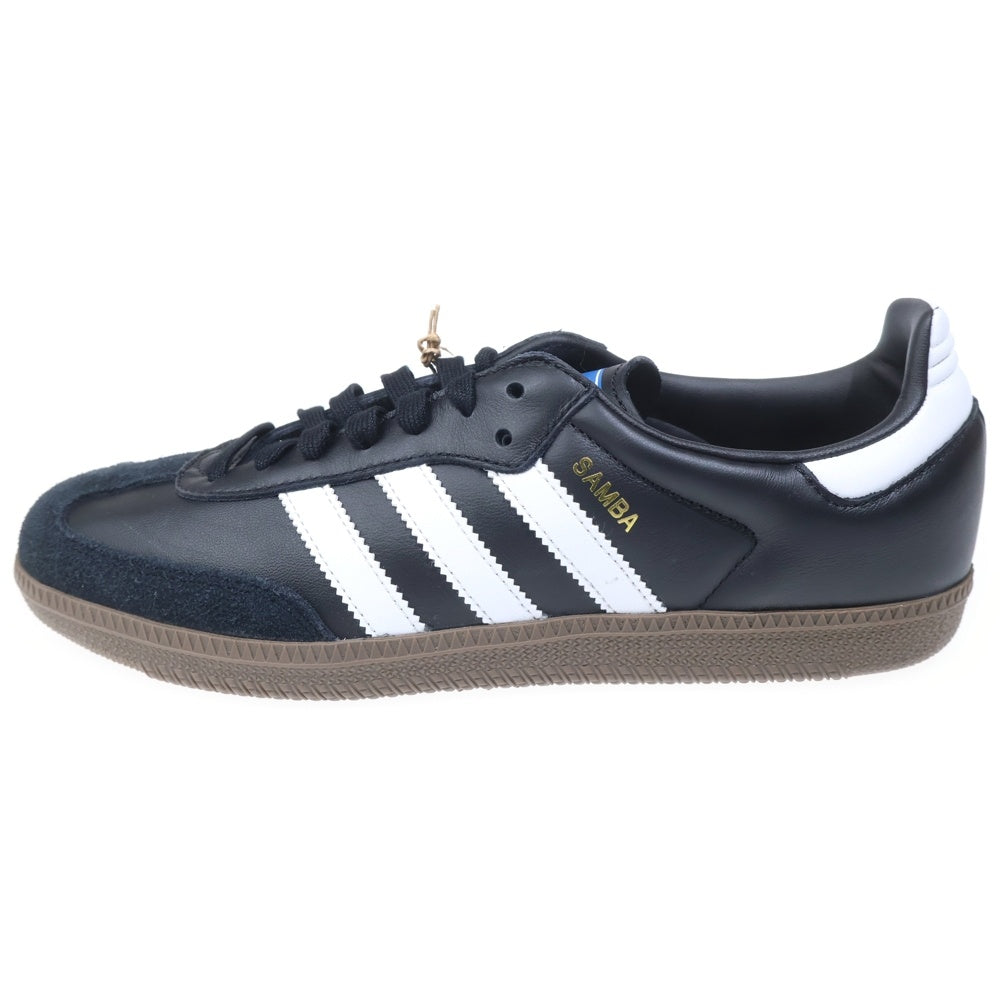adidas(アディダス) SAMBA OG サンバ ガムソール ローカットスニーカー ブラック/ホワイト US9/27.0cm