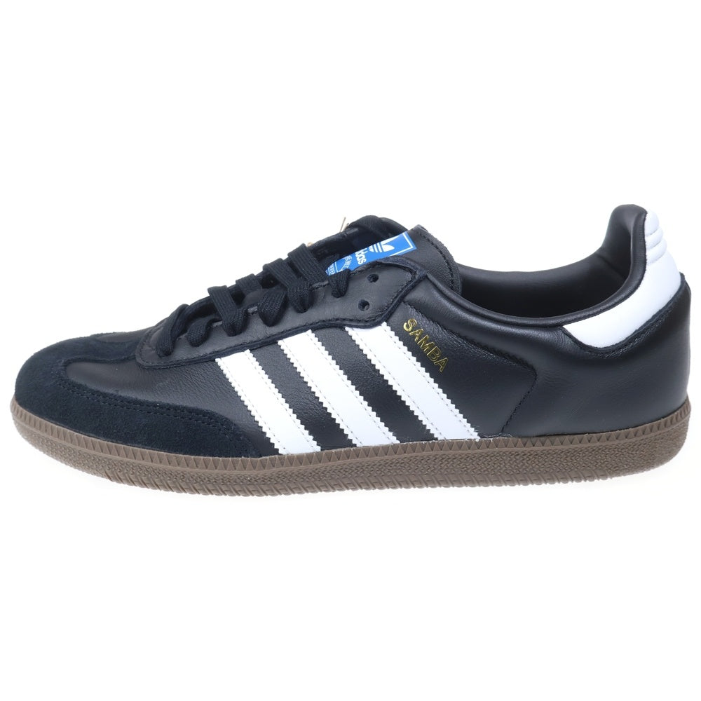 adidas(アディダス) SAMBA OG サンバ ガムソール ローカットスニーカー ブラック/ホワイト US9.5/27.5cm