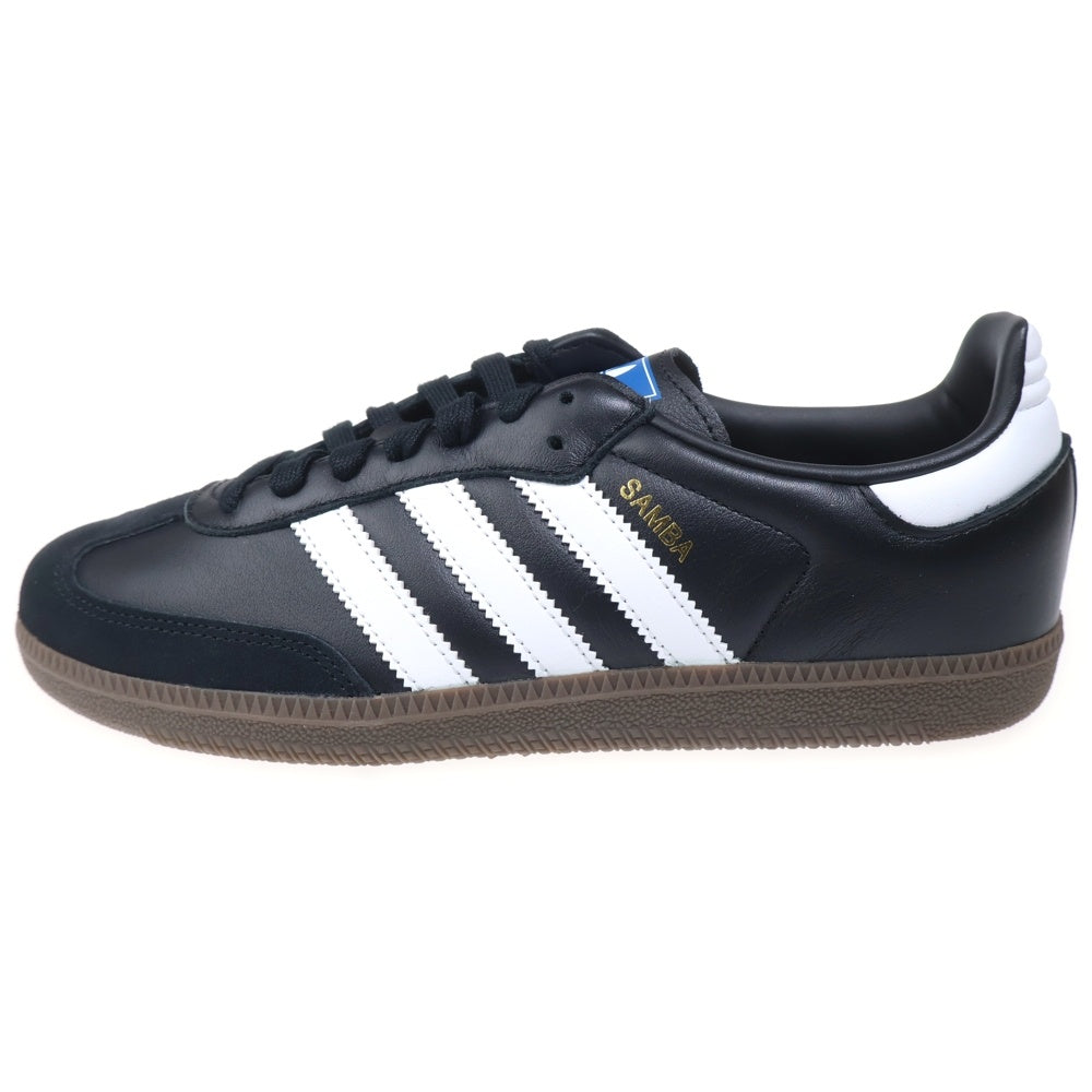 adidas(アディダス) SAMBA OG サンバ ガムソール ローカットスニーカー ブラック/ホワイト US8/26.0cm