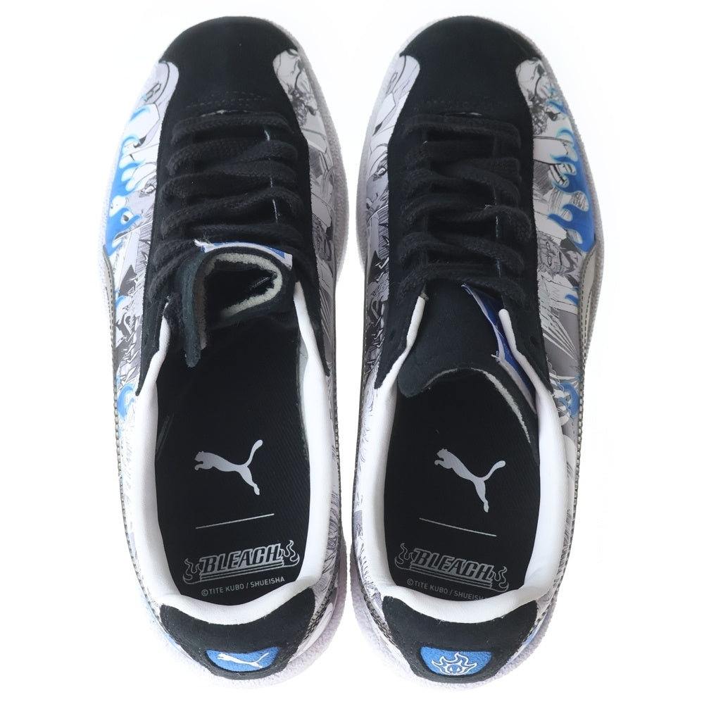 PUMA(プーマ) ×BLEACH DELPHIN ブリーチ デルフィン グラフィックプリント ローカットスニーカー ブラック/ホワイト 403444-01 レディース