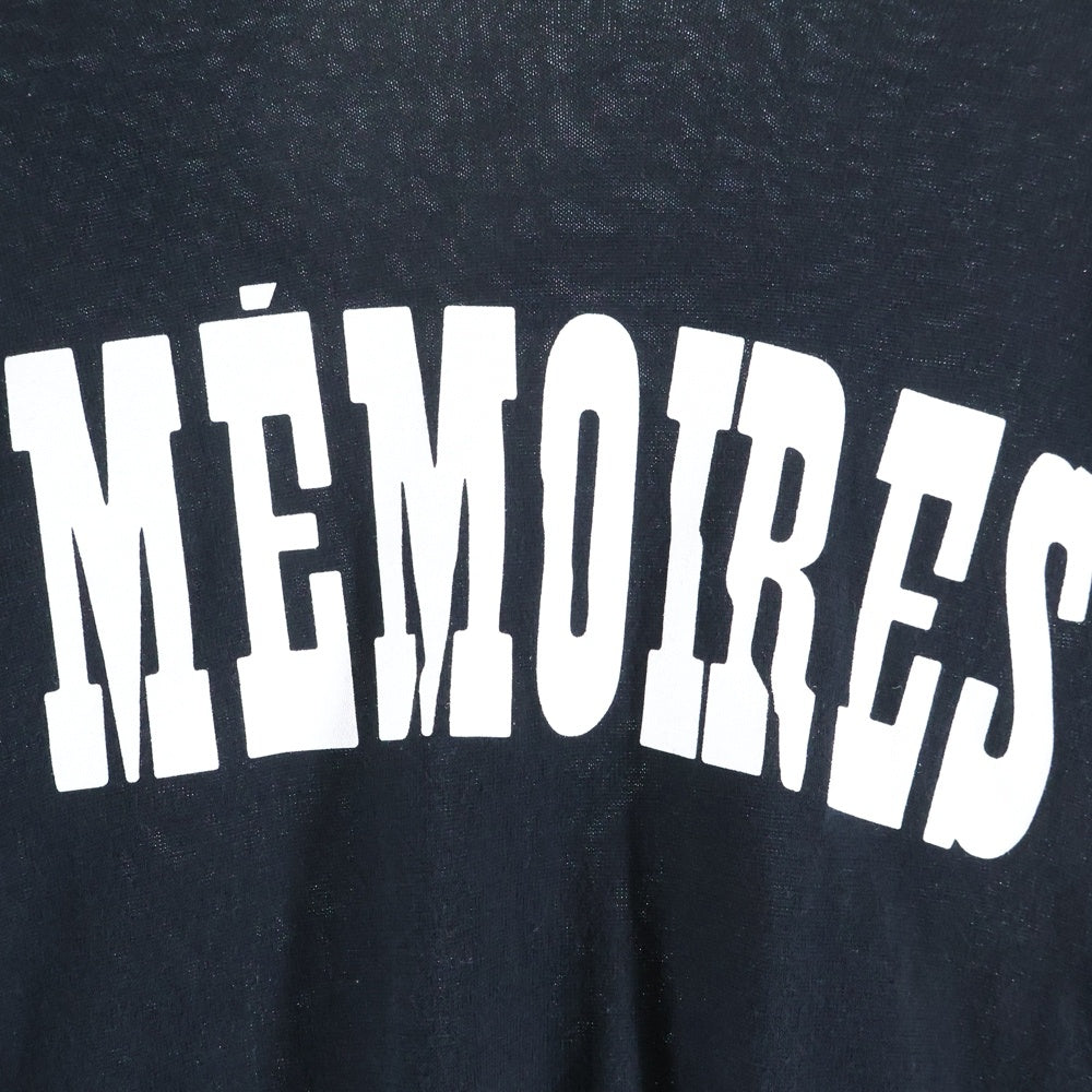 UNIFORM EXPERIMENT(ユニフォームエクスペリメント) 21SS ASGER JORN MEMOIRES CREWNECK KNIT クルーネック 長袖ニット セーター ブラック UE-210014