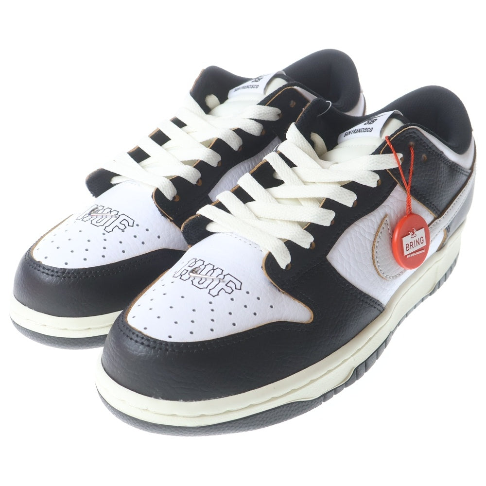 NIKE SB(ナイキエスビー) ×HUF Dunk Low San Francisco ハフ ダンクロー サンフランシスコ ローカットスニーカー ブラック/ホワイト FD8775-001 US9/27cm