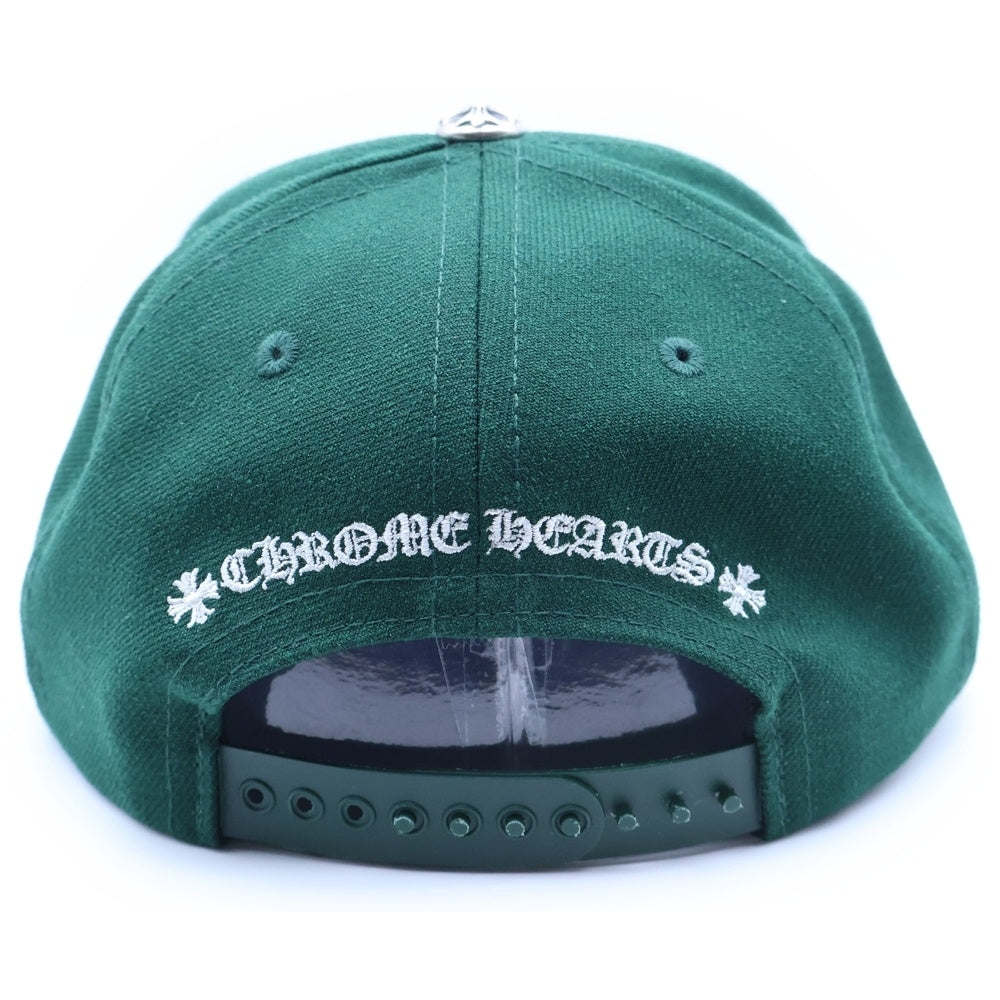 CHROME HEARTS(クロムハーツ) CH HAT CH刺繍 ベースボールキャップ 帽子 グリーン