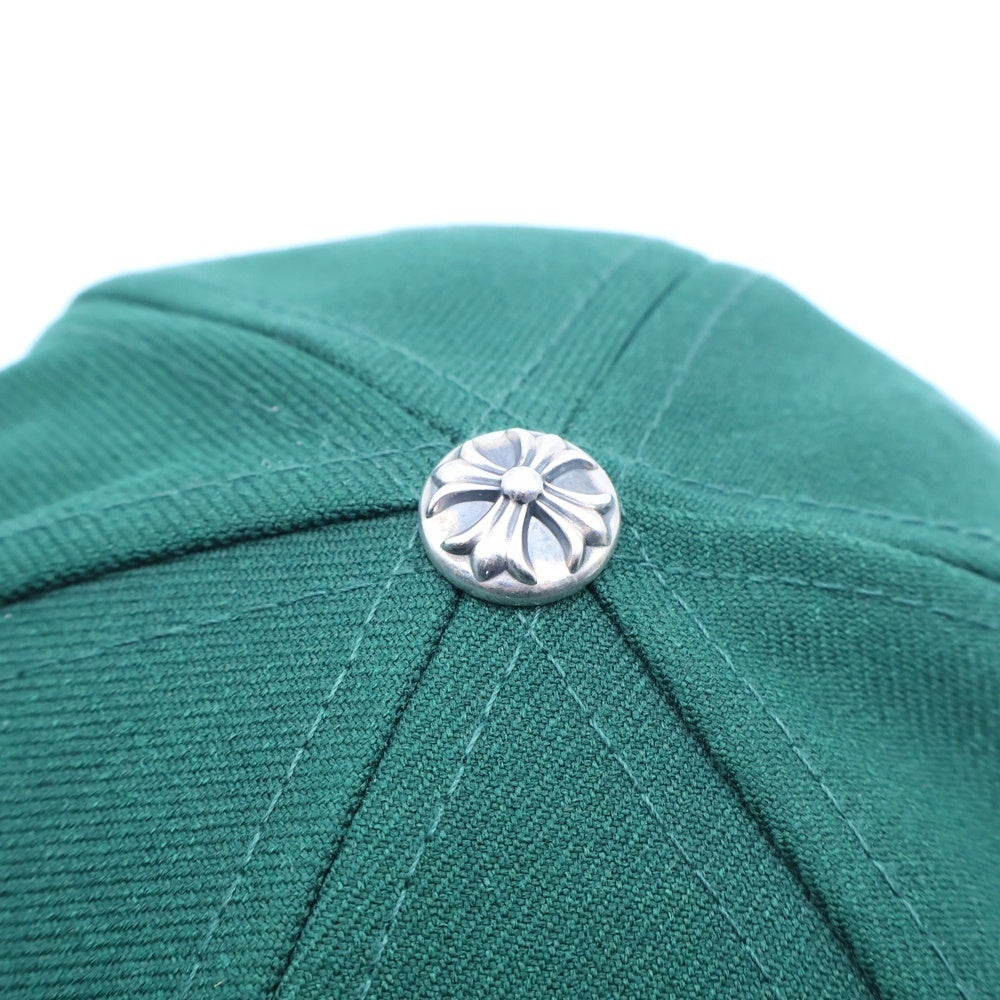 CHROME HEARTS(クロムハーツ) CH HAT CH刺繍 ベースボールキャップ 帽子 グリーン