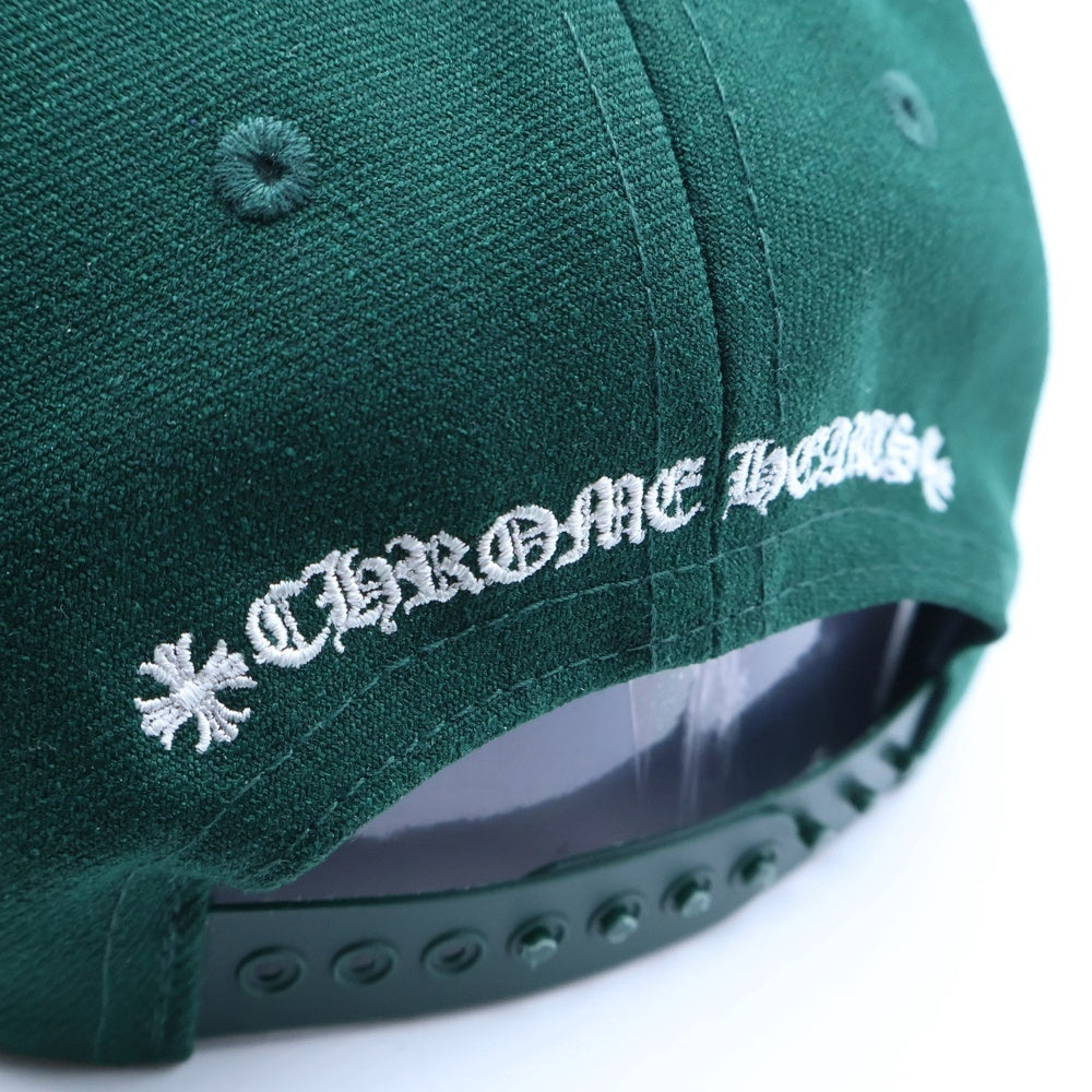 CHROME HEARTS(クロムハーツ) CH HAT CH刺繍 ベースボールキャップ 帽子 グリーン