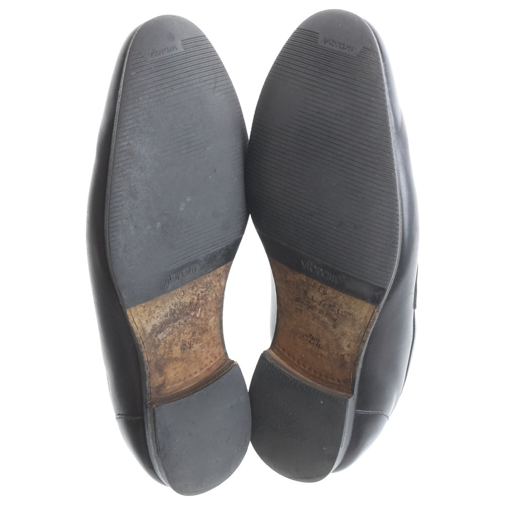 GUCCI(グッチ) ホースビットローファー レザー ブラック 406994